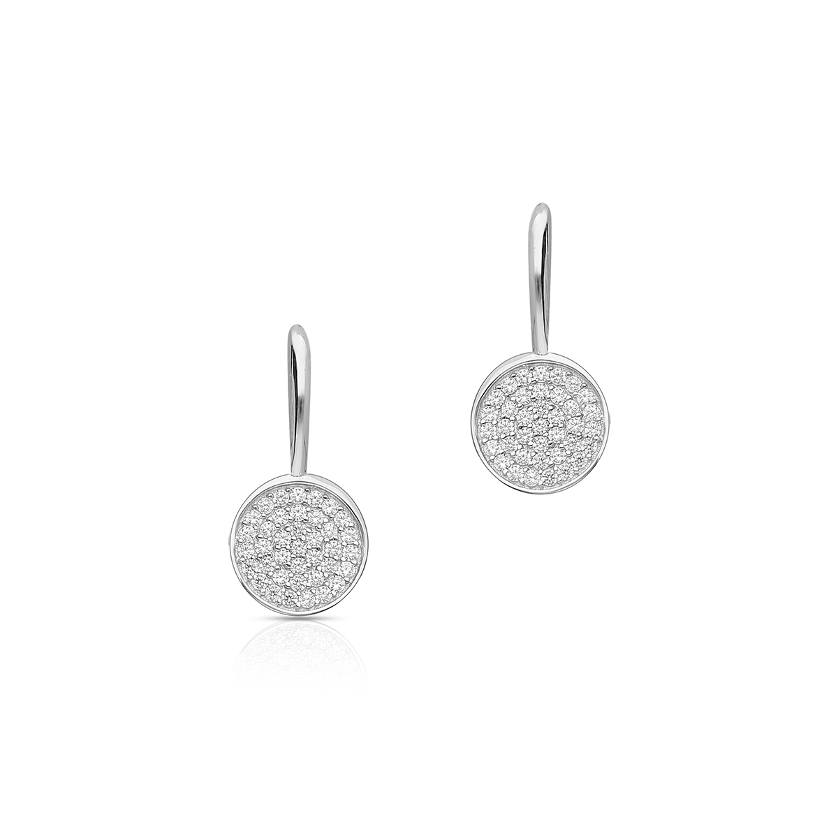 Kolczyki srebrne z cyrkoniami