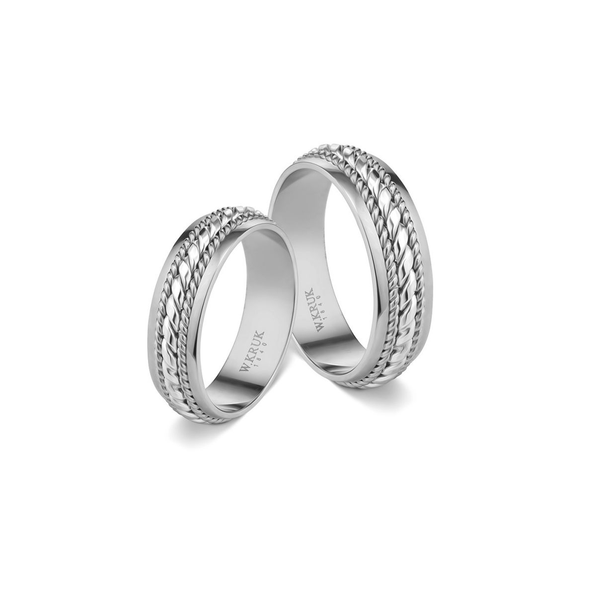 Komplet obrączek złotych LIRICA