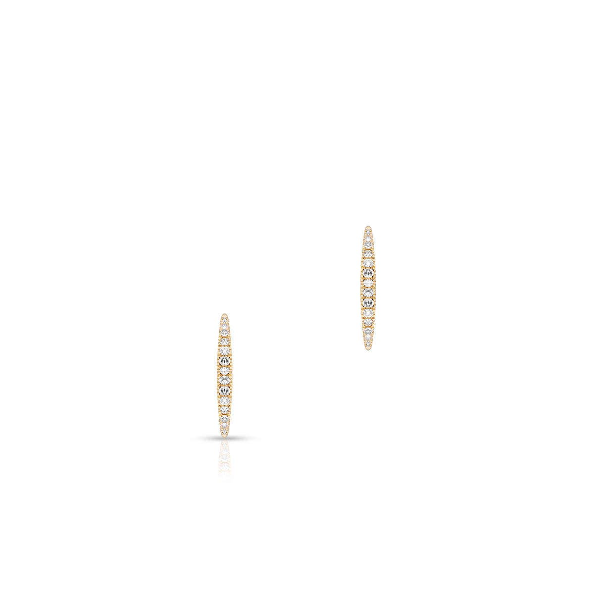 Kolczyki złote z diamentami