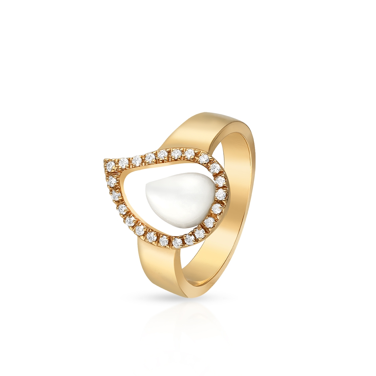 Pierścionek różowe złoto Enrico Capra