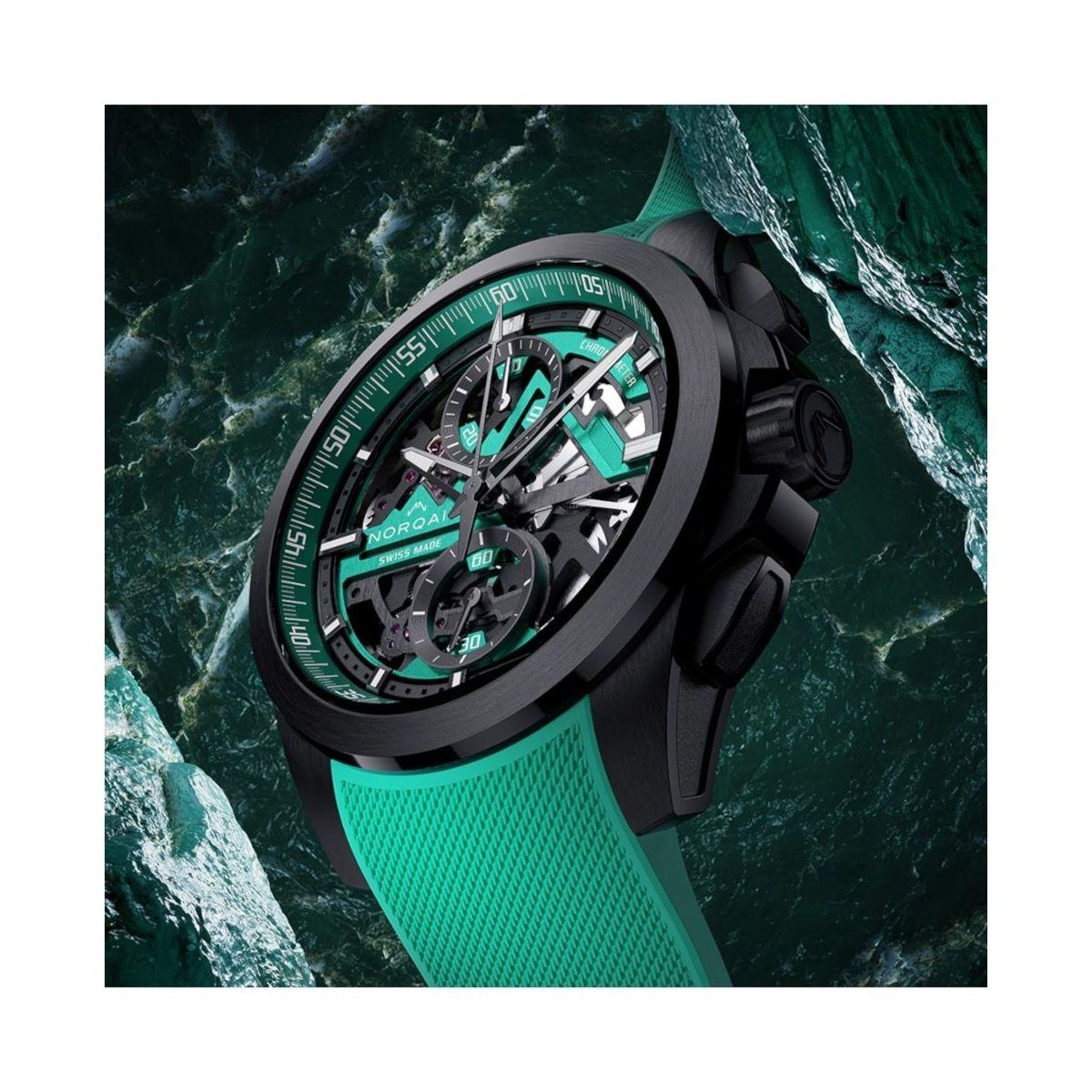 ZEGAREK NORQAIN INDEPENDENCE SKELETON CHRONOGRAPH LIMITED EDITION