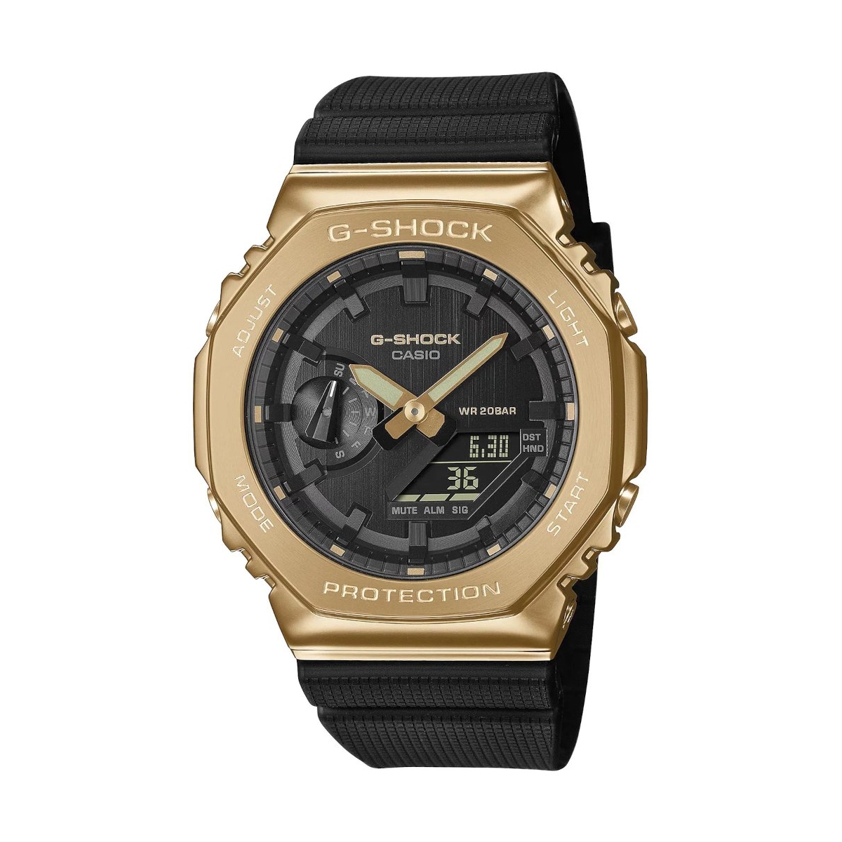 ZEGAREK G-SHOCK CasiOak Gold Metal Covered Series
