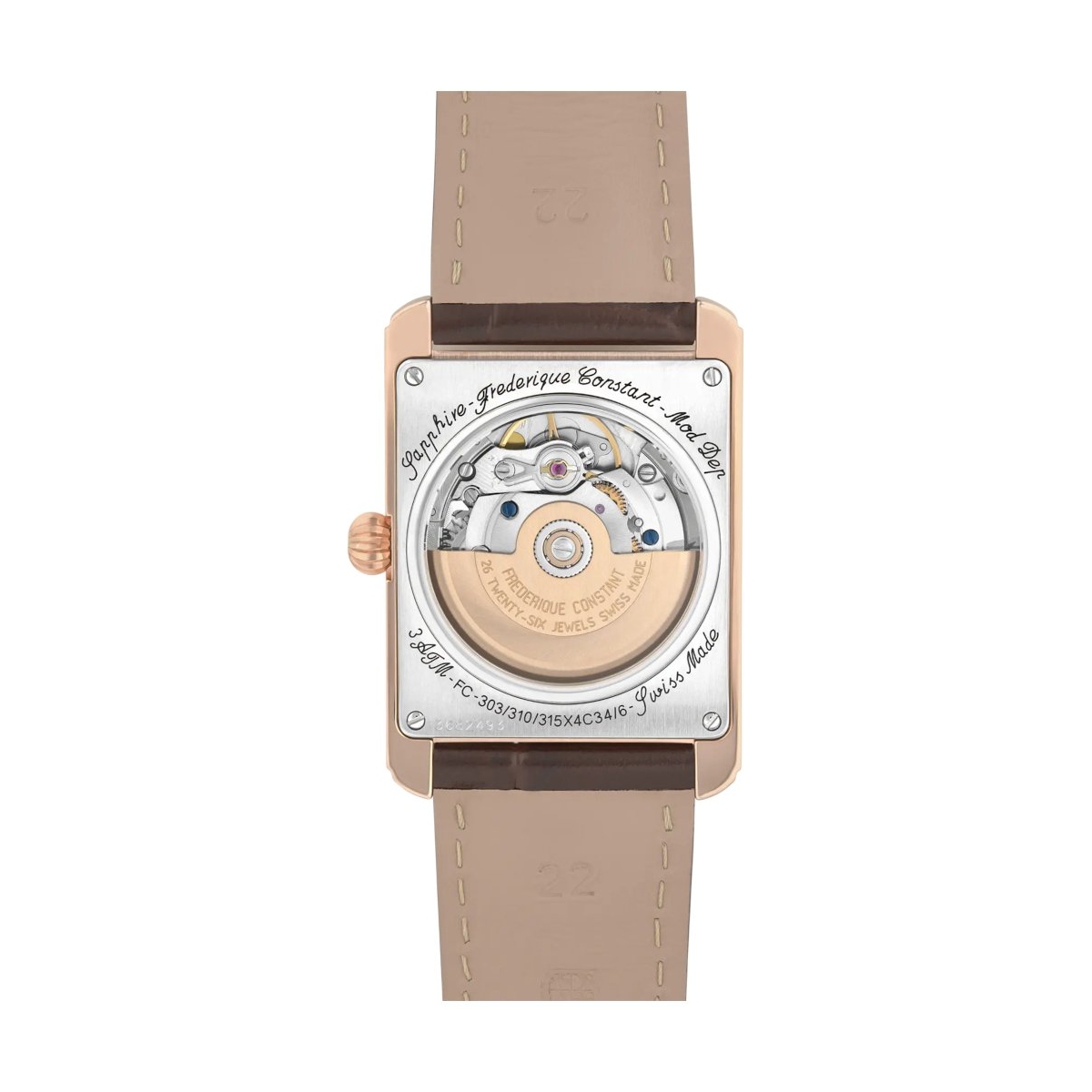 ZEGAREK FREDERIQUE CONSTANT CLASSICS CARREE AUTOMATIC