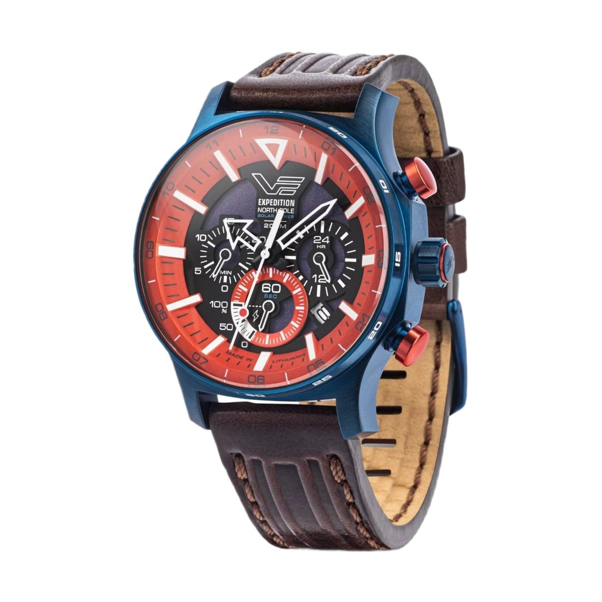 ZEGAREK VOSTOK EUROPE EXPEDITION NORTH POLE 1 POLAR SUNRISE SOLAR