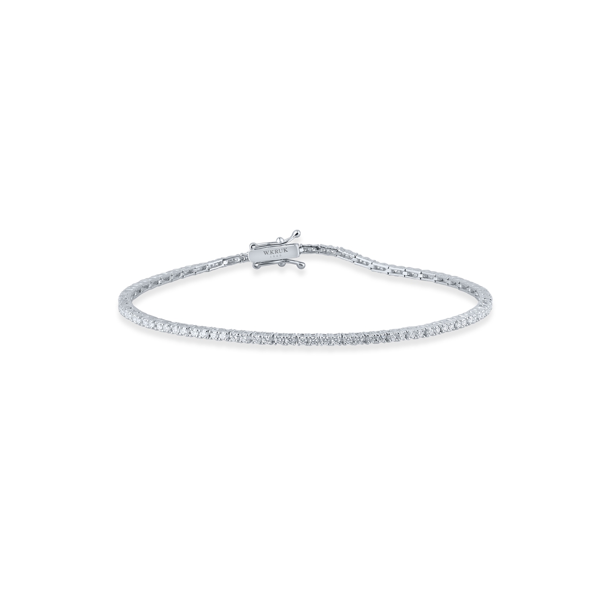 Bransoleta białe złoto z brylantami