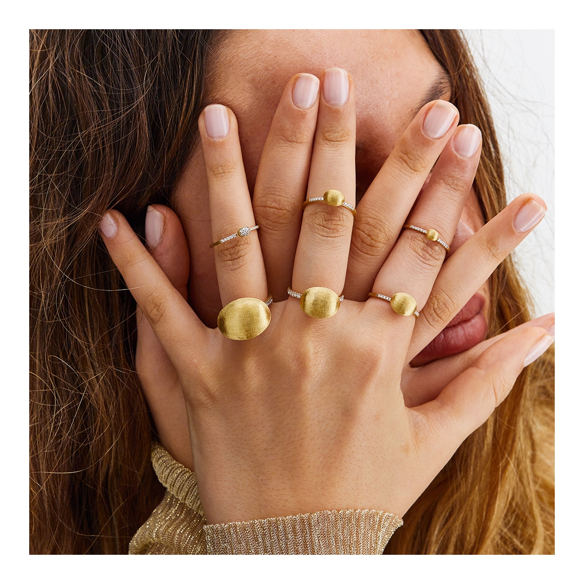 Pierścionek złoty Nanis