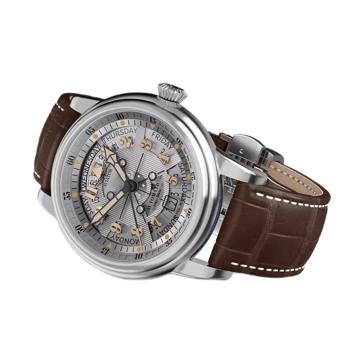 ZEGAREK AVIATOR DOUGLAS DAY-DATE MECA-41