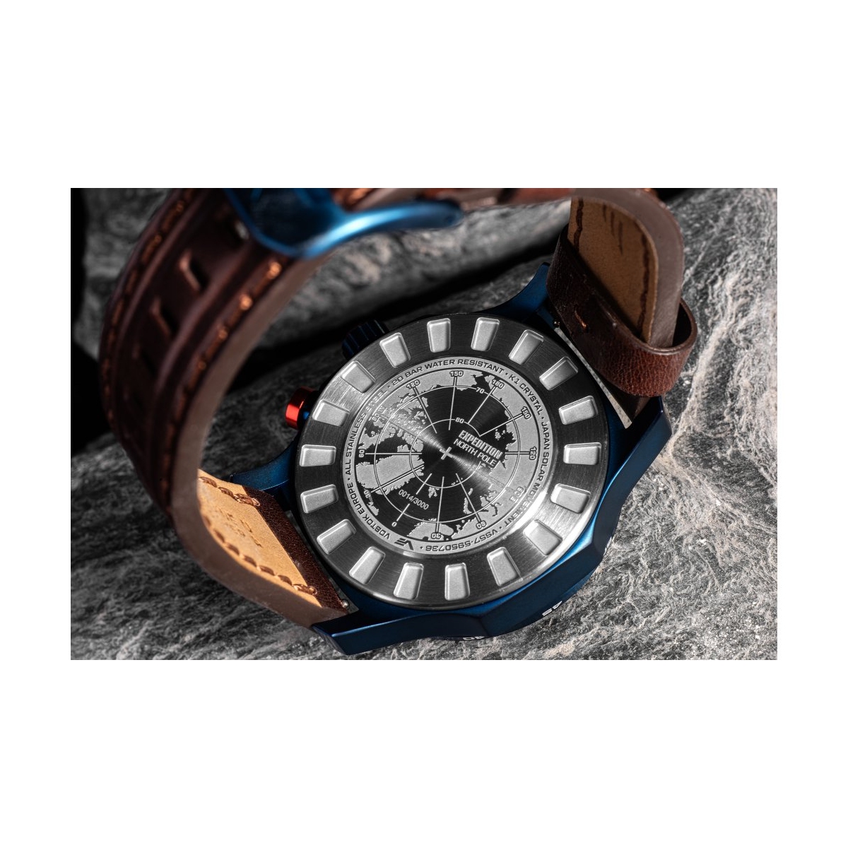 ZEGAREK VOSTOK EUROPE EXPEDITION NORTH POLE 1 POLAR ICE SOLAR