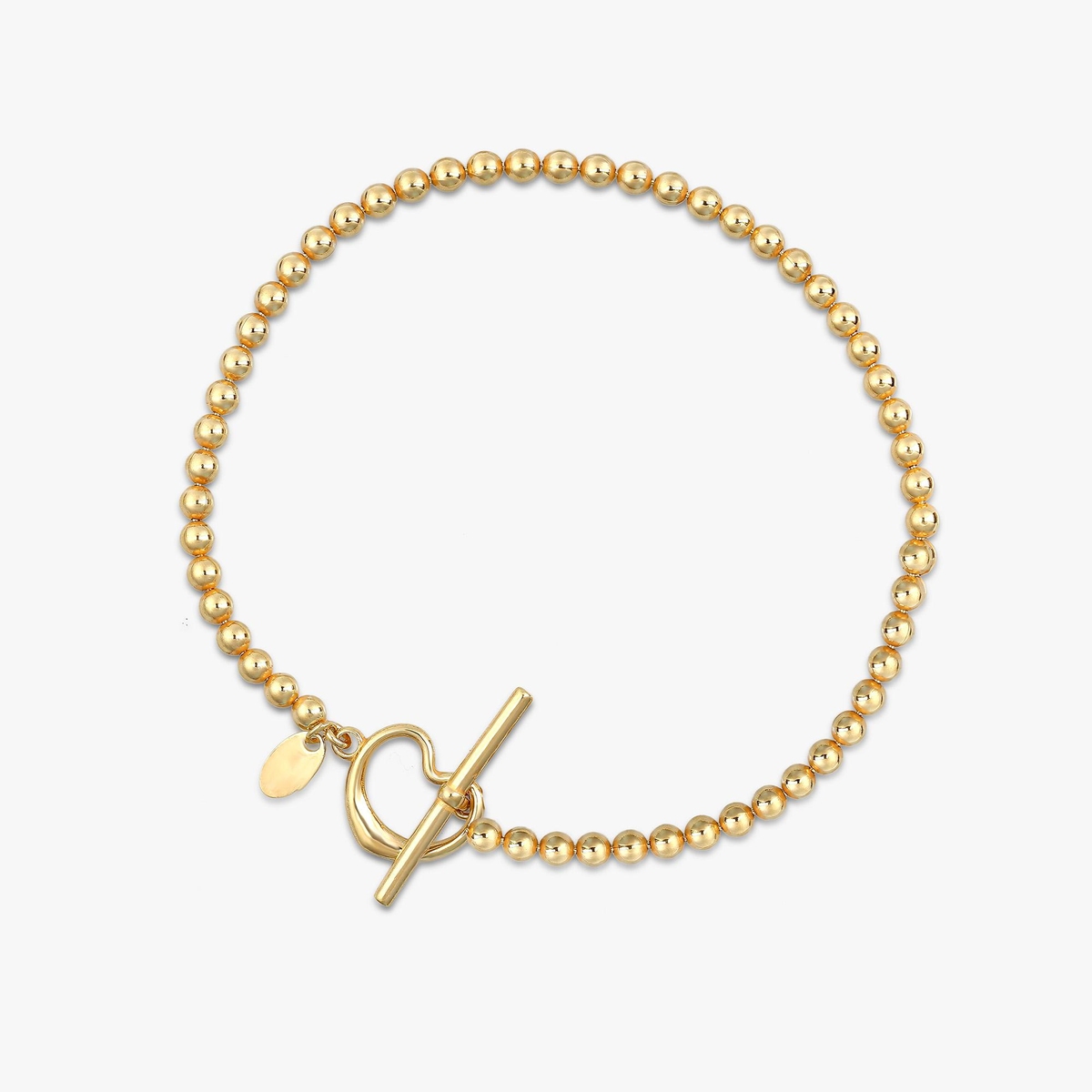 Bransoleta srebrna z motywem serca