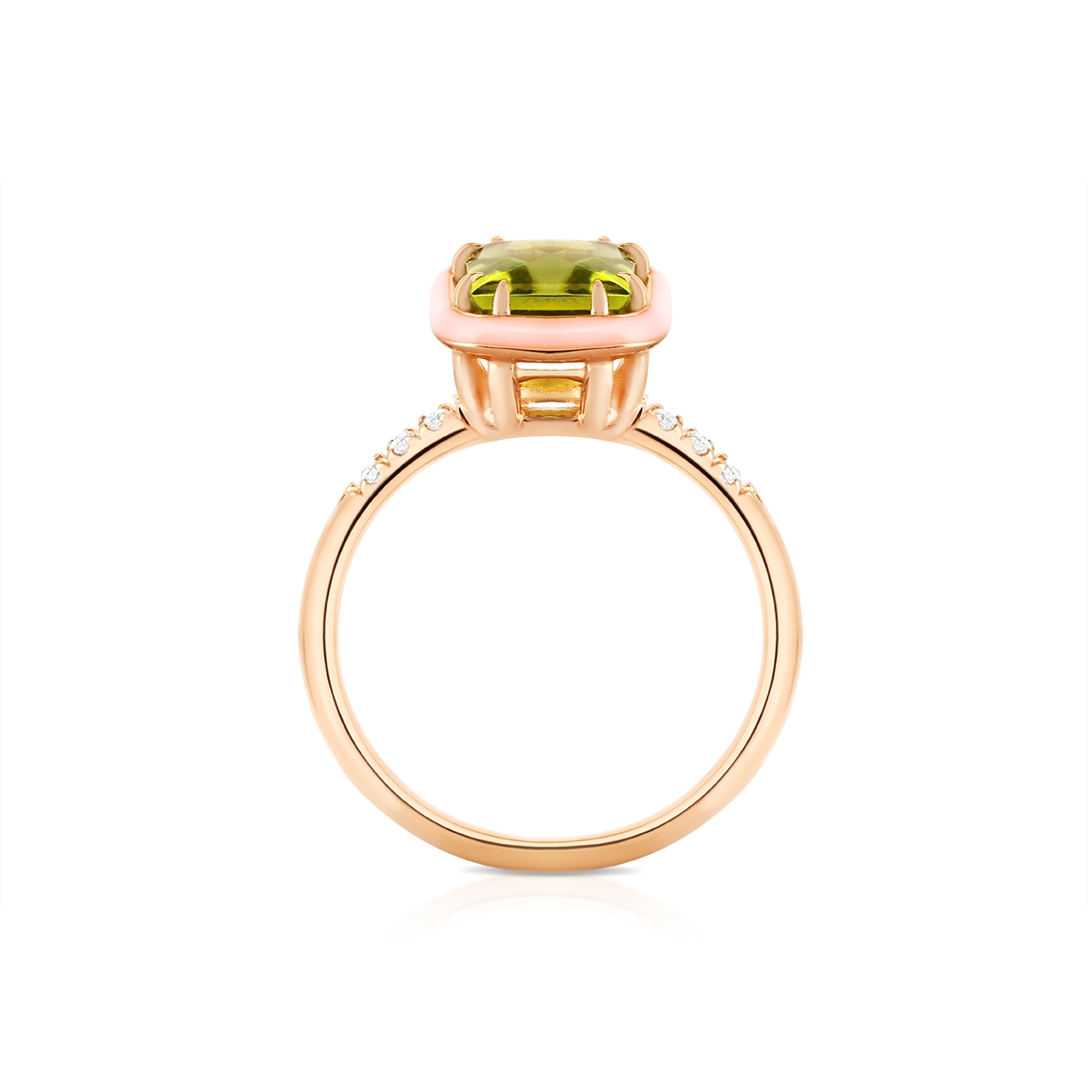 Pierścionek złoty Enrico Capra