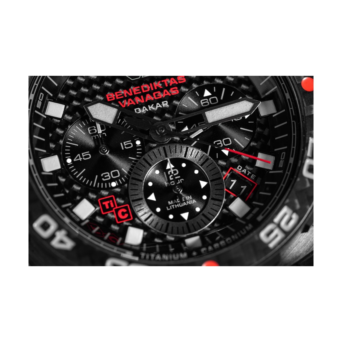 ZEGAREK VOSTOK EUROPE SYSTEMA PERIODICUM BENEDIKTAS VANAGAS DAKAR EDITION