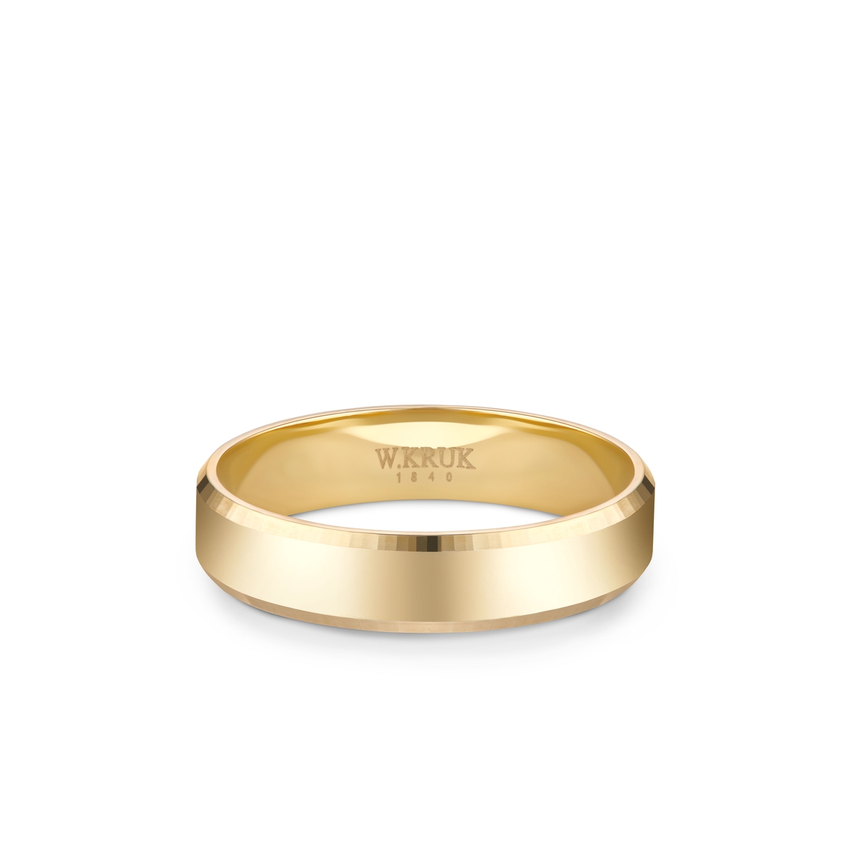 Obrączka złota BORMIO męska