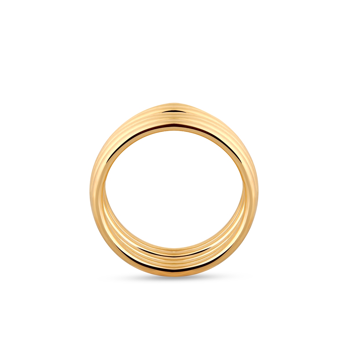 Pierścionek złoty wieloelementowy