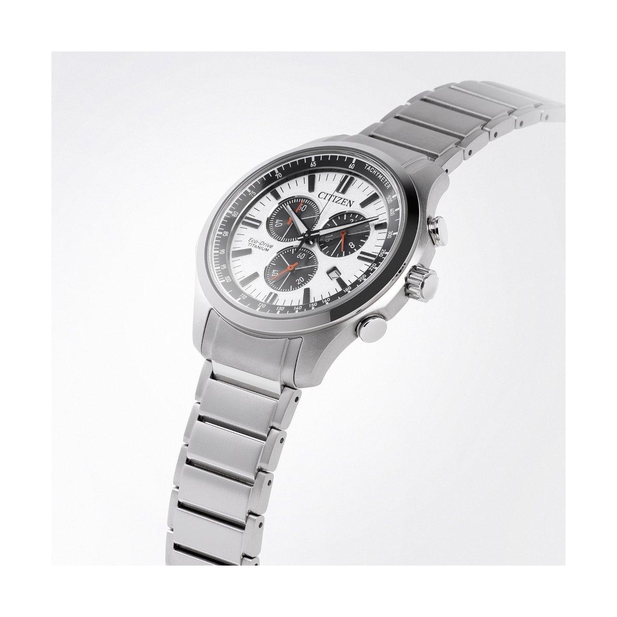 ZEGAREK CITIZEN ECO-DRIVE SUPER TITANIUM SPORTY CHRONOGRAPH
