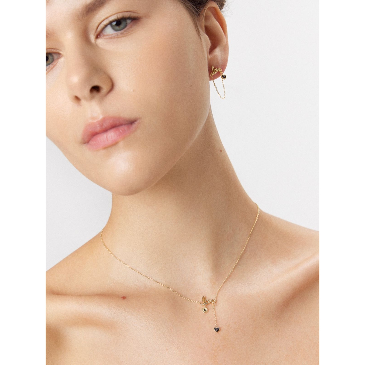 Naszyjnik srebrny pozłacany