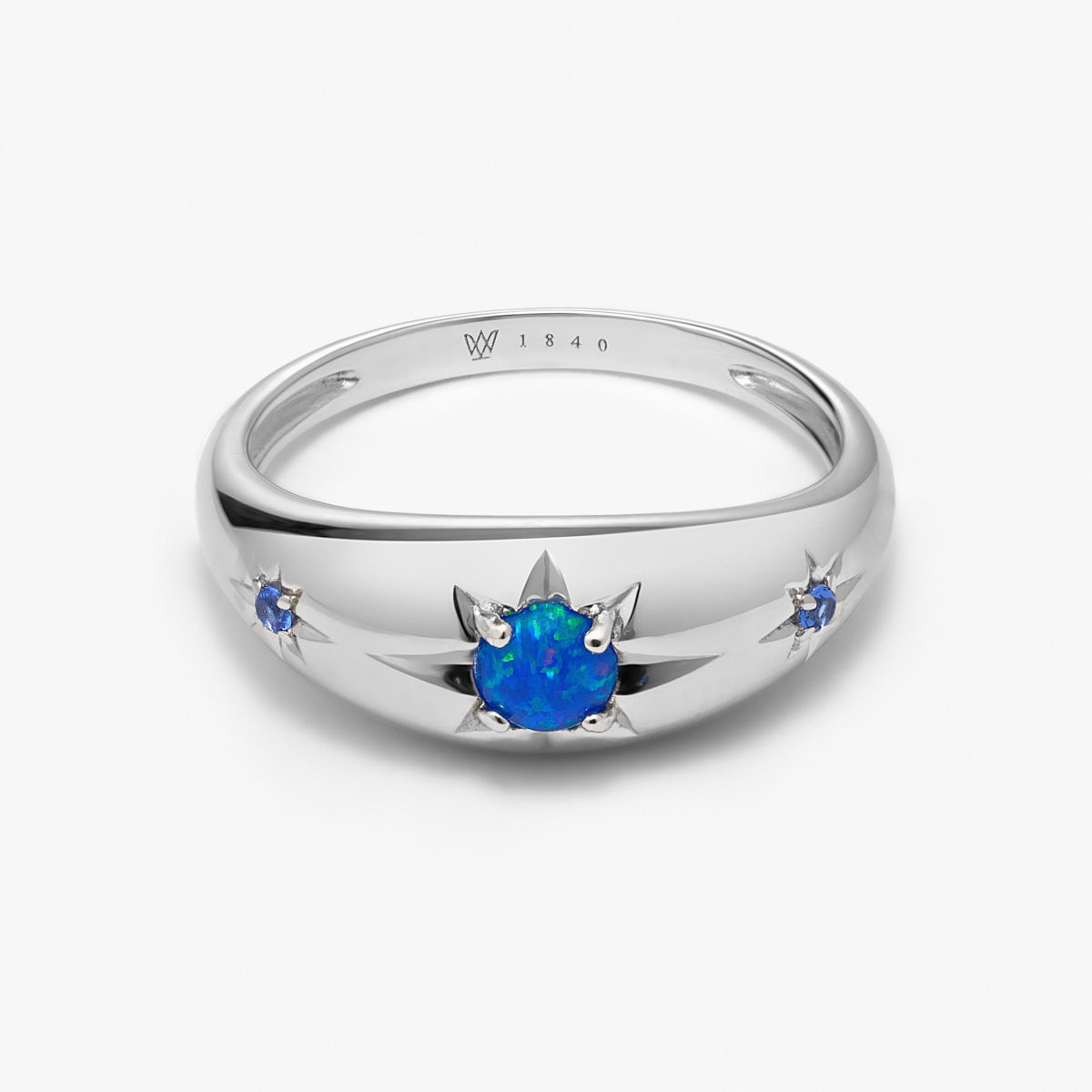 Pierścionek srebrny Alchemia