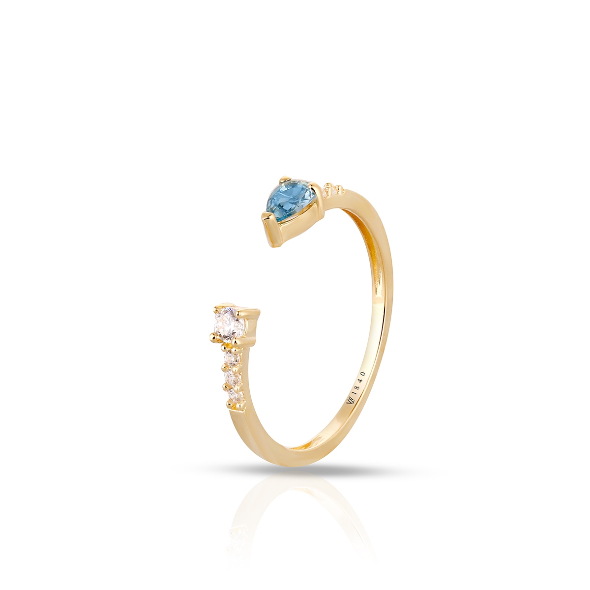 Pierścionek złoty Lollipop