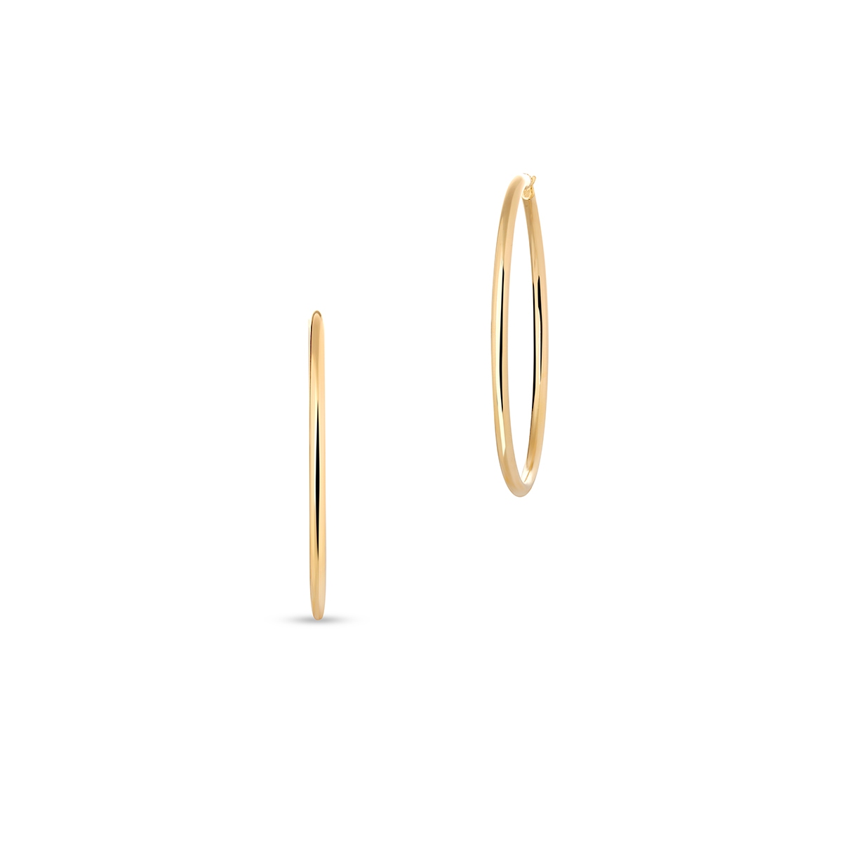 Kolczyki złote koła