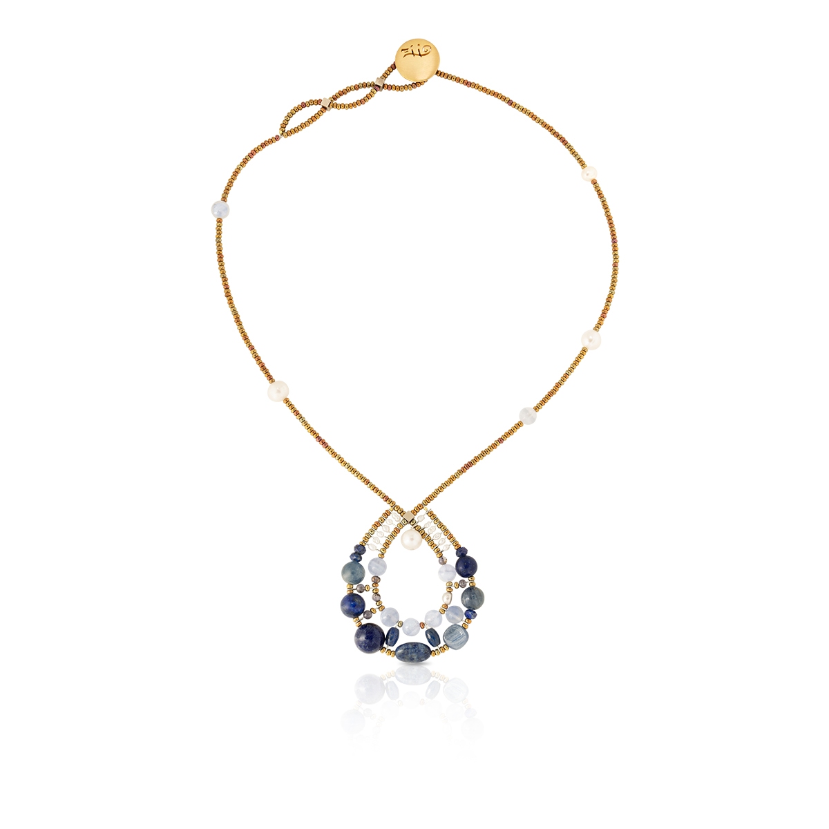 Naszyjnik mosiężny Ziio