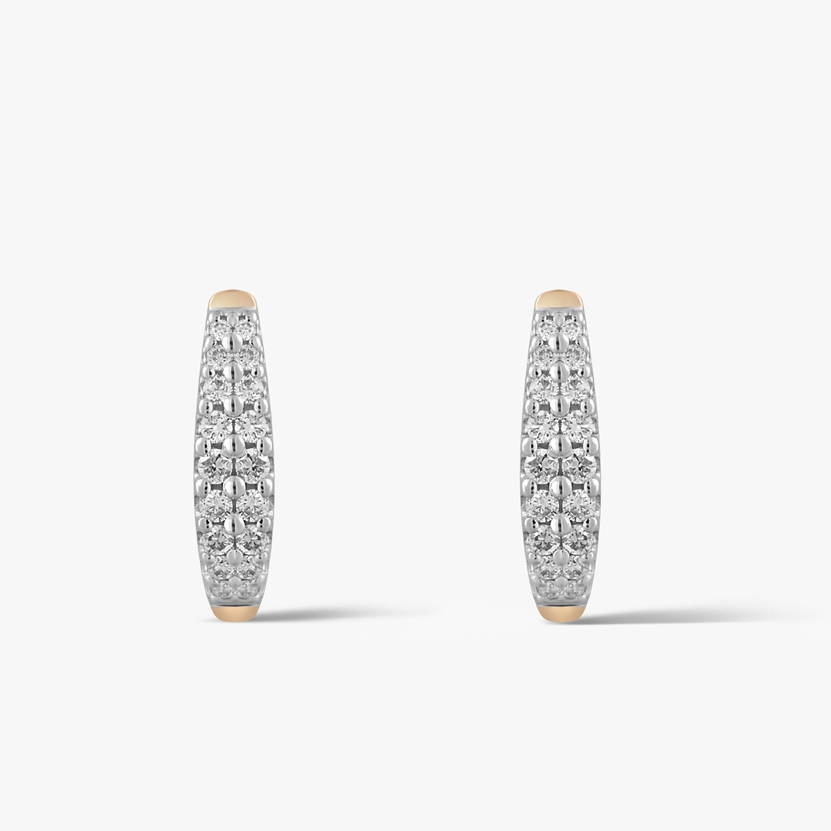 Kolczyki złote z brylantami