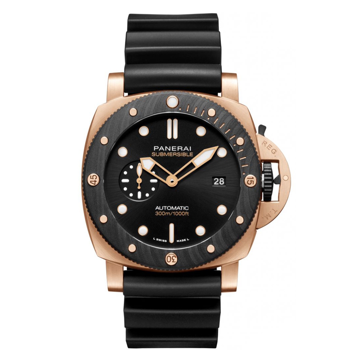 ZEGAREK PANERAI Submersible QuarantaQuattro Goldtech™
