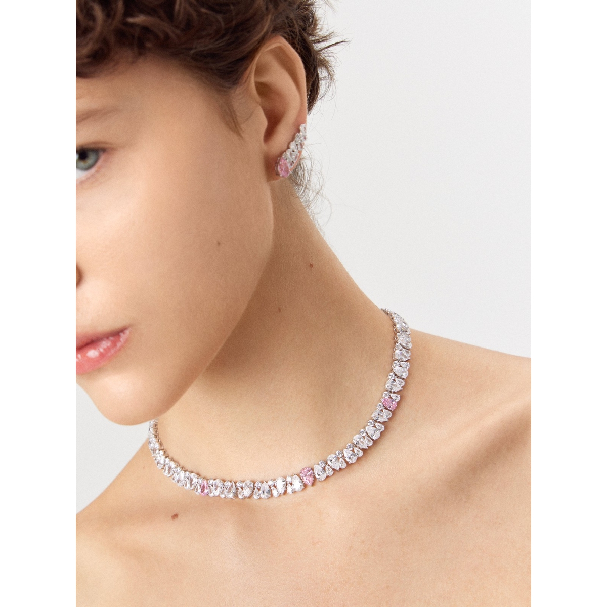 Kolczyki srebrne z cyrkoniami Ceremonials