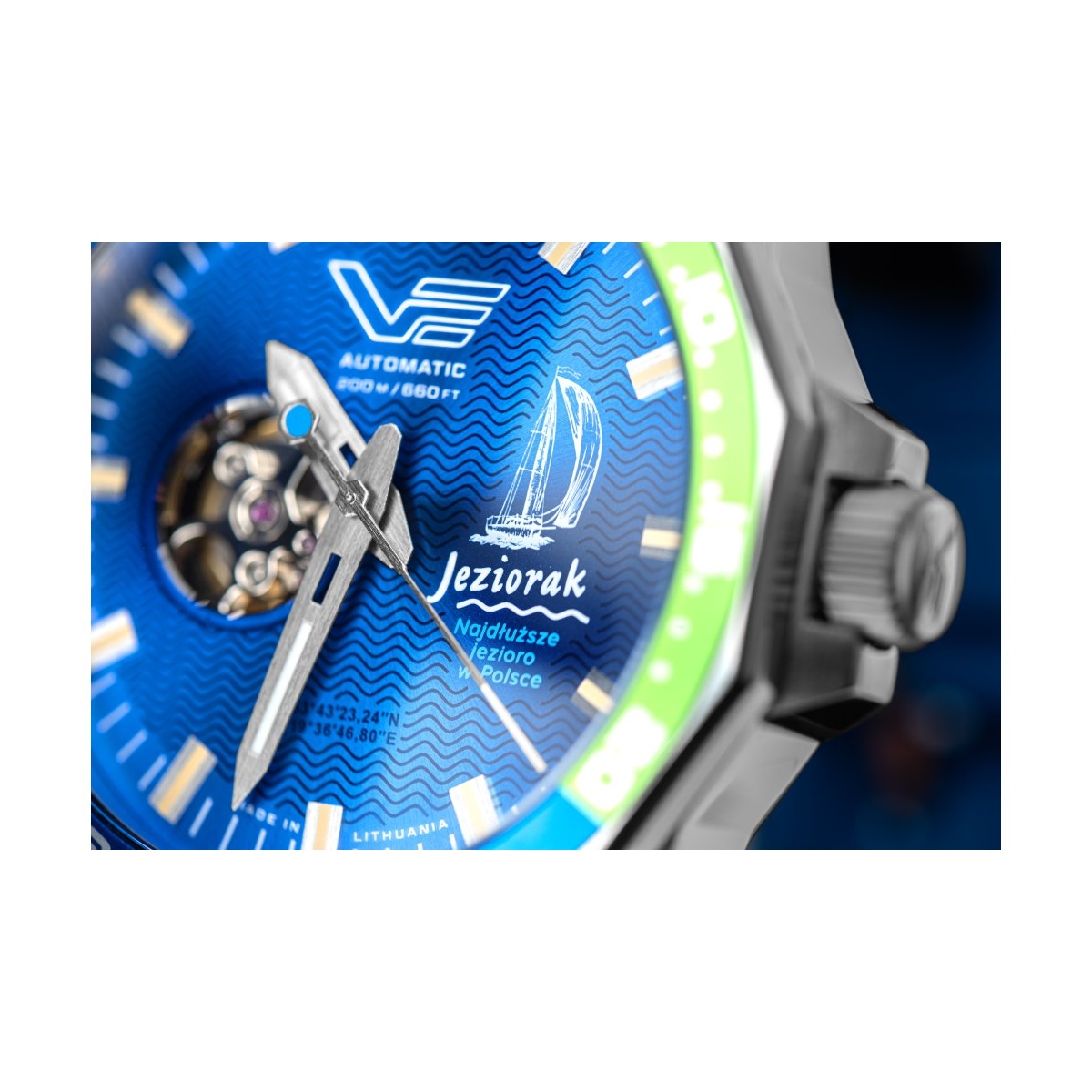 ZEGAREK VOSTOK EUROPE ROCKET N-1 MAZURY JEZIORO JEZIORAK LIMITED EDITION