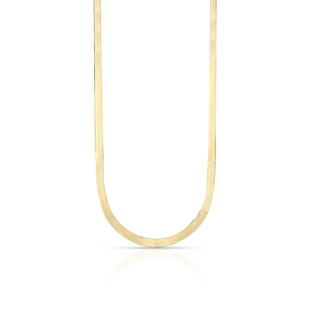 Naszyjnik złoty żmijka