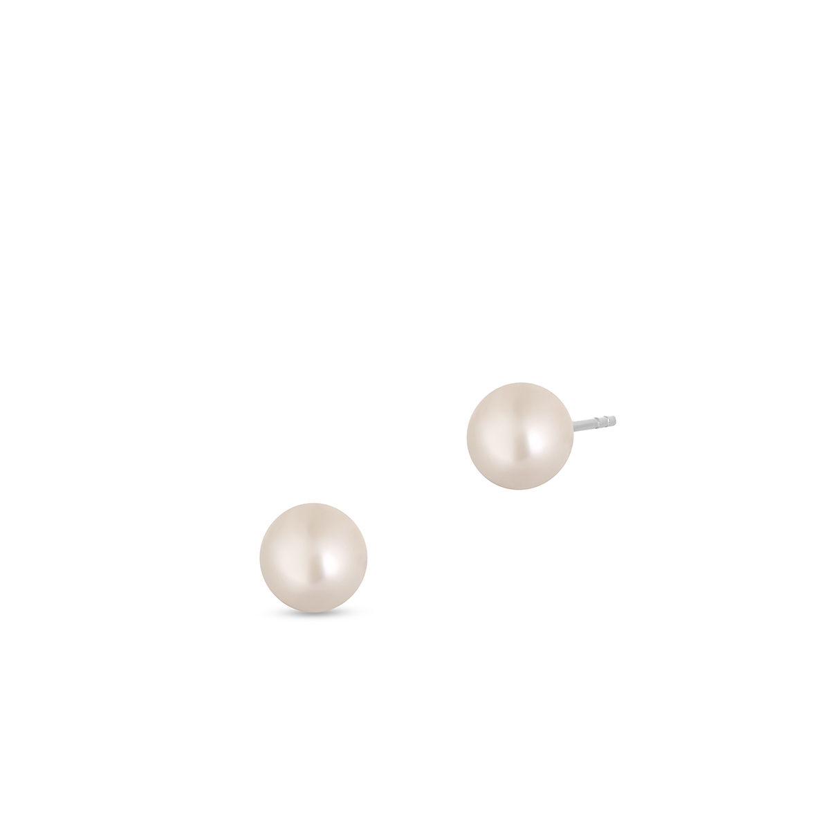 Kolczyki srebrne z perłą