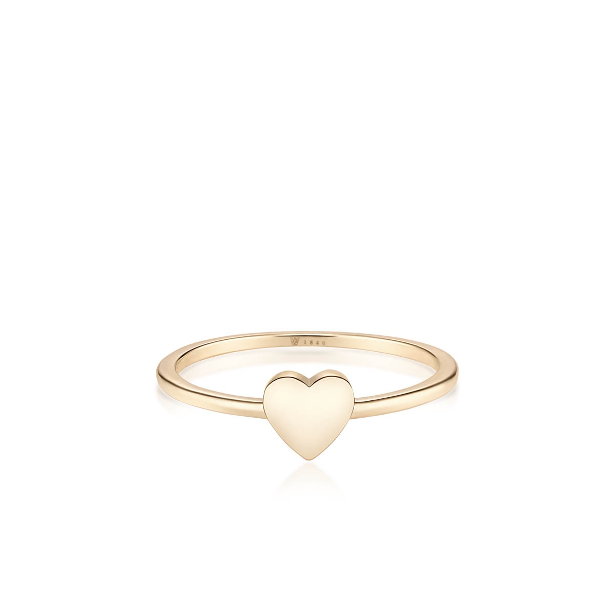 Pierścionek srebrny pozłacany W.KRUK