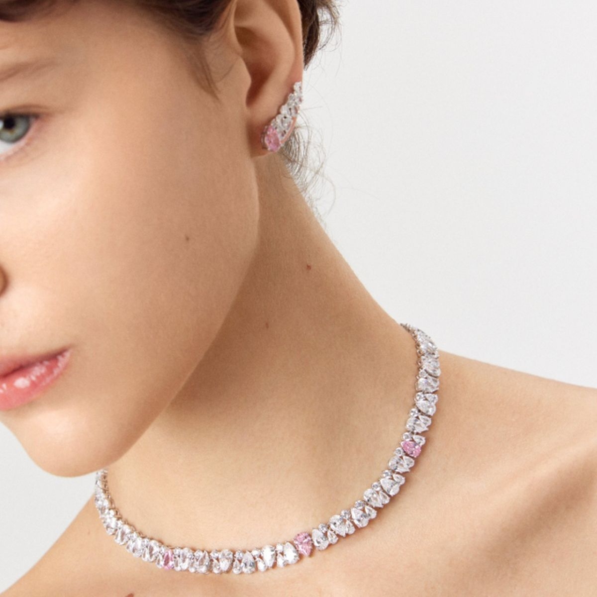 Naszyjnik srebrny z cyrkoniami Ceremonials