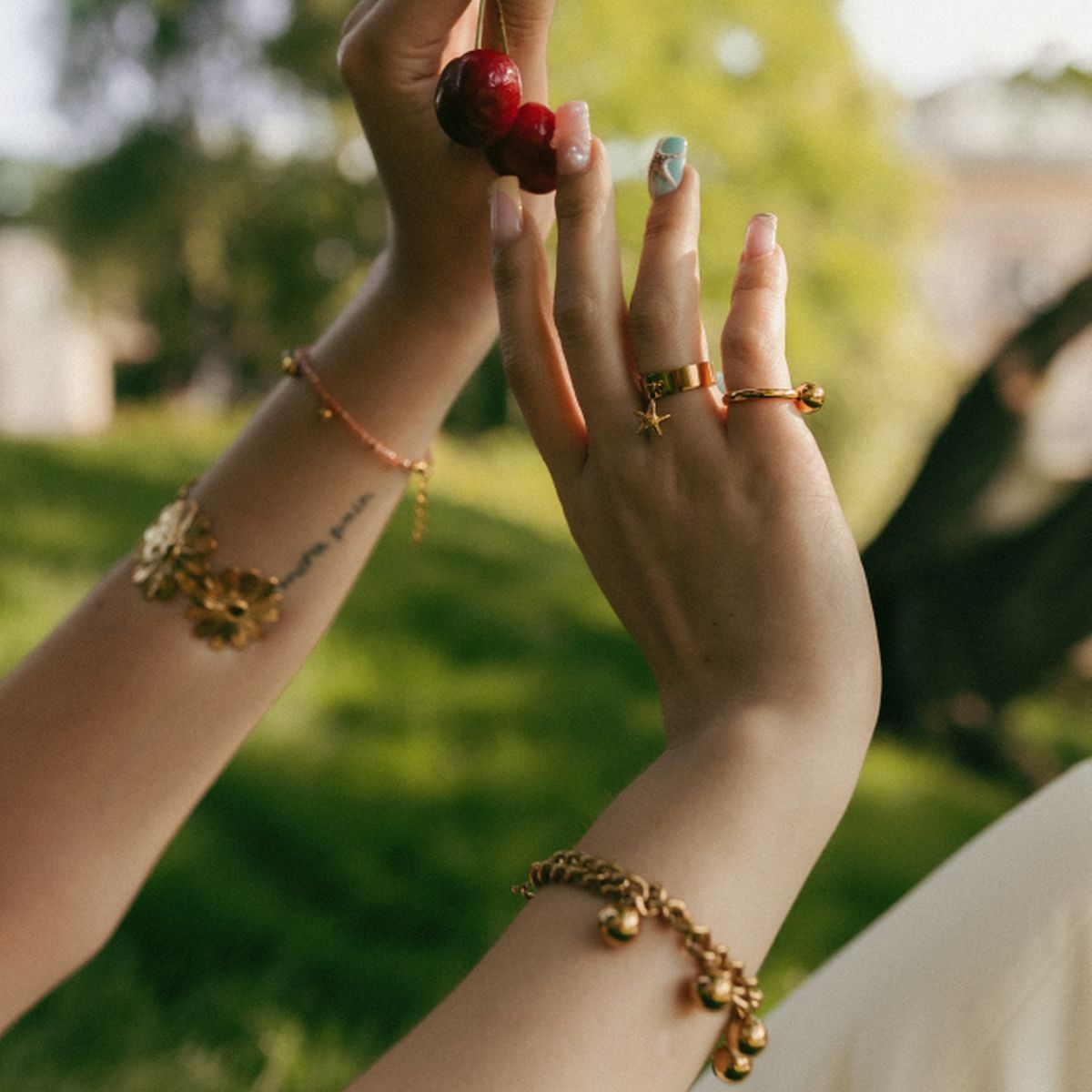 Bransoleta Golden Beads Picky Pica