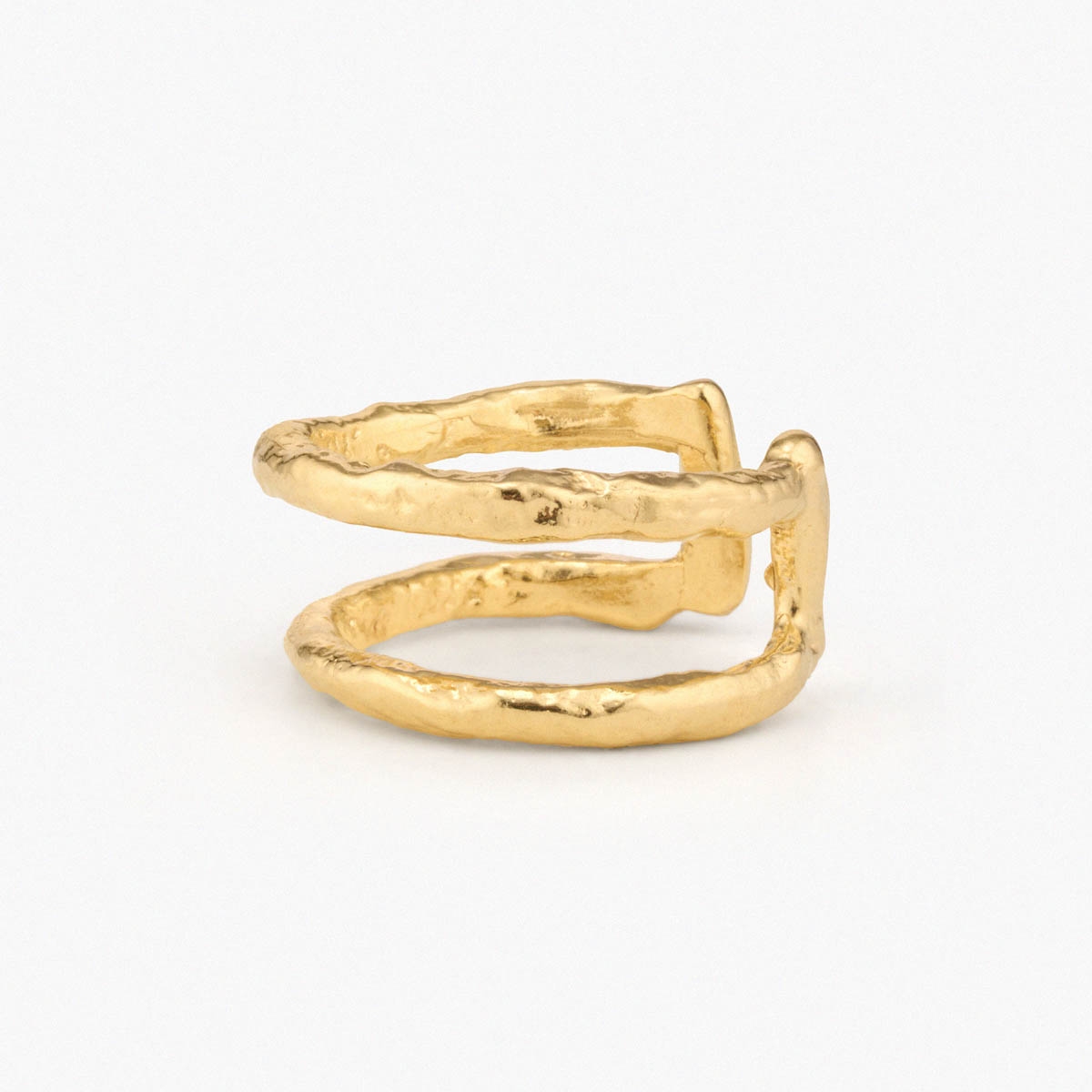 Nausznica srebrna Follow