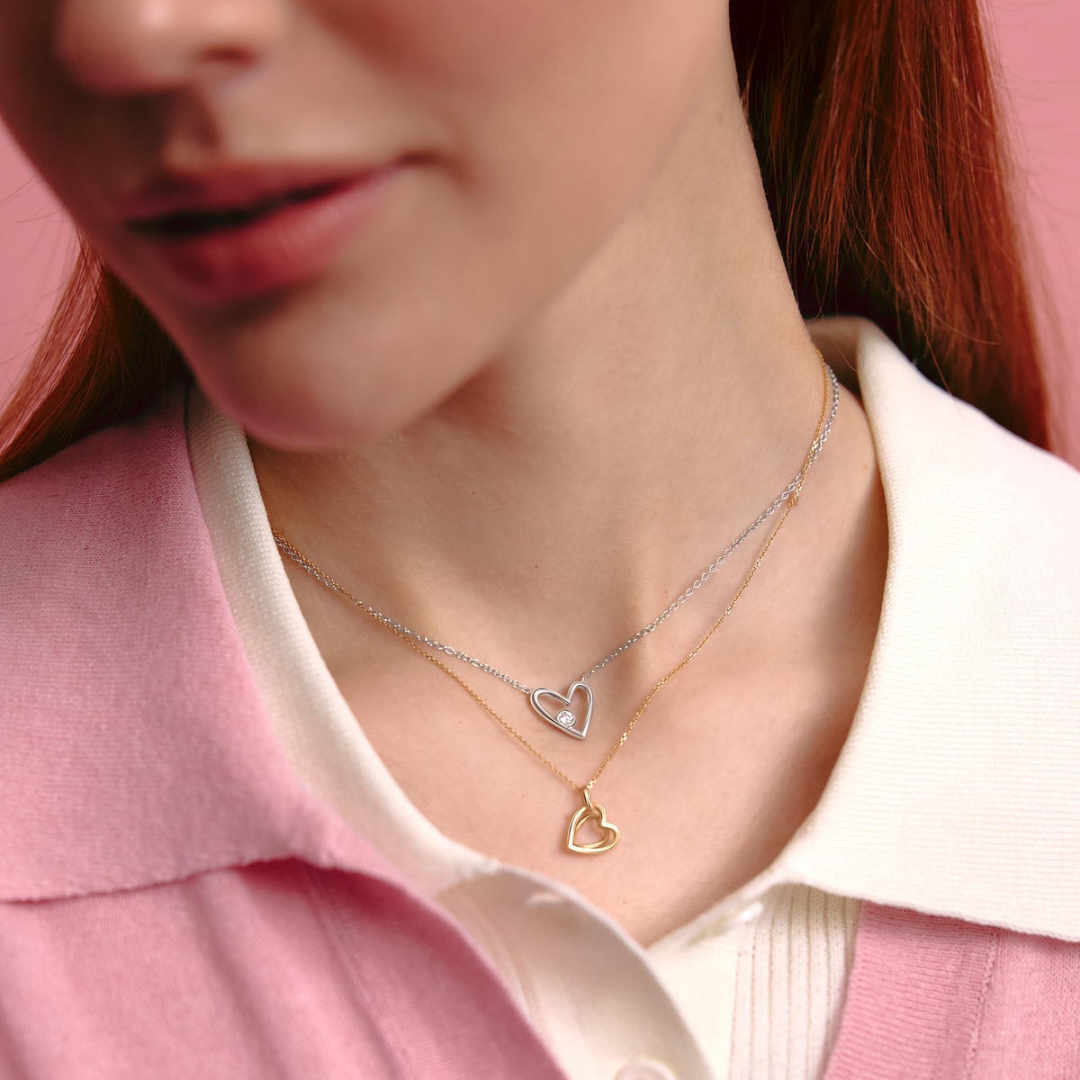 Naszyjnik złoty Czułość