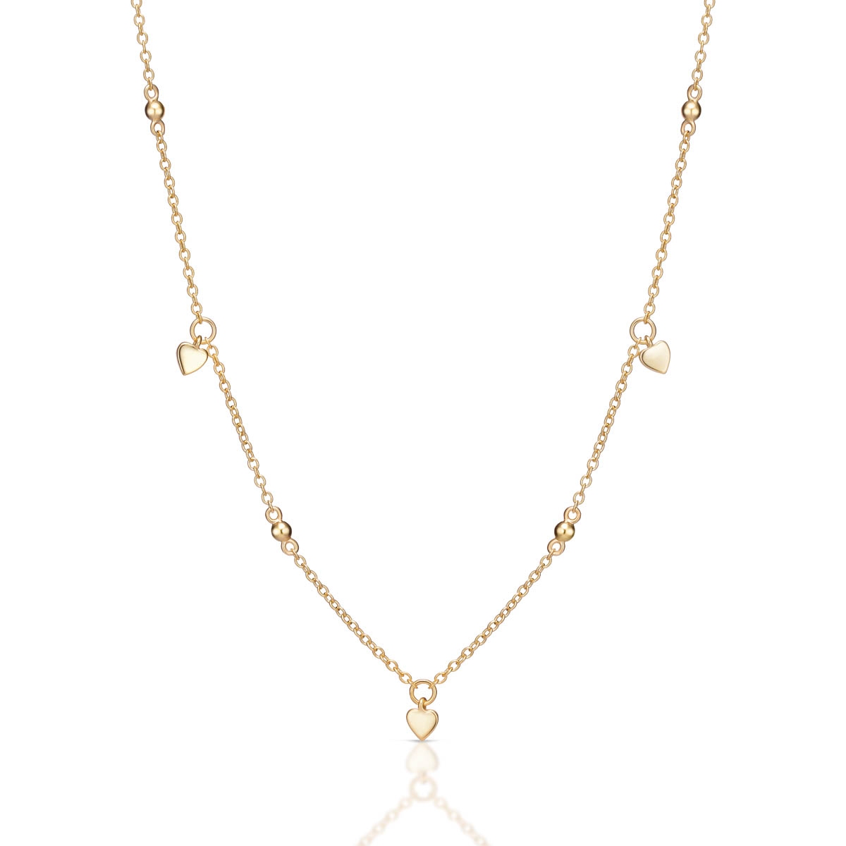 Naszyjnik srebrny pozłacany W.KRUK