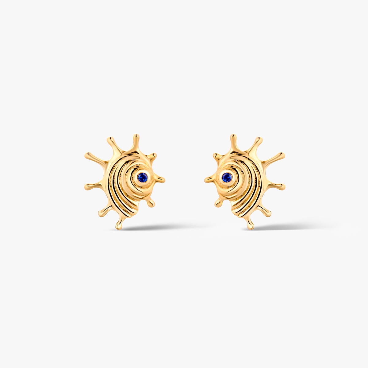 Kolczyki srebrne pozłacane