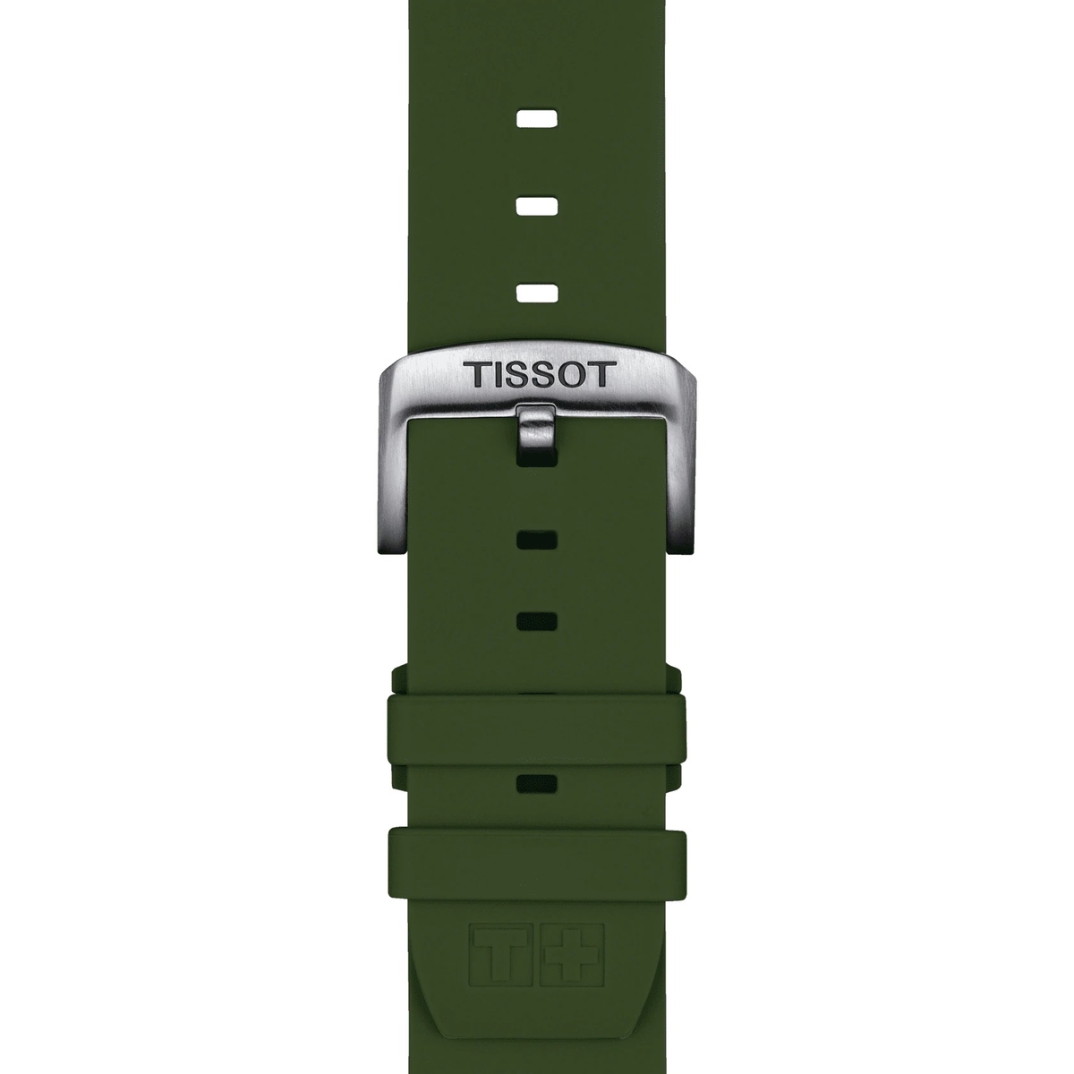 Silikonowy pasek khaki Tissot 22 mm