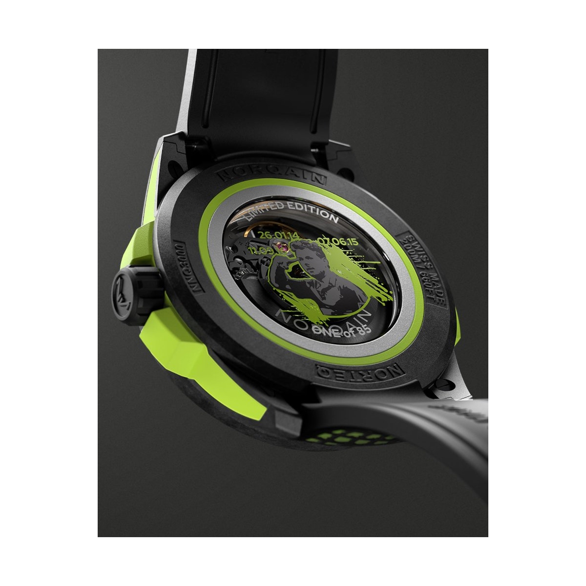 ZEGAREK NORQAIN WILD ONE SKELETON STAN THE MAN LIMITED EDITION