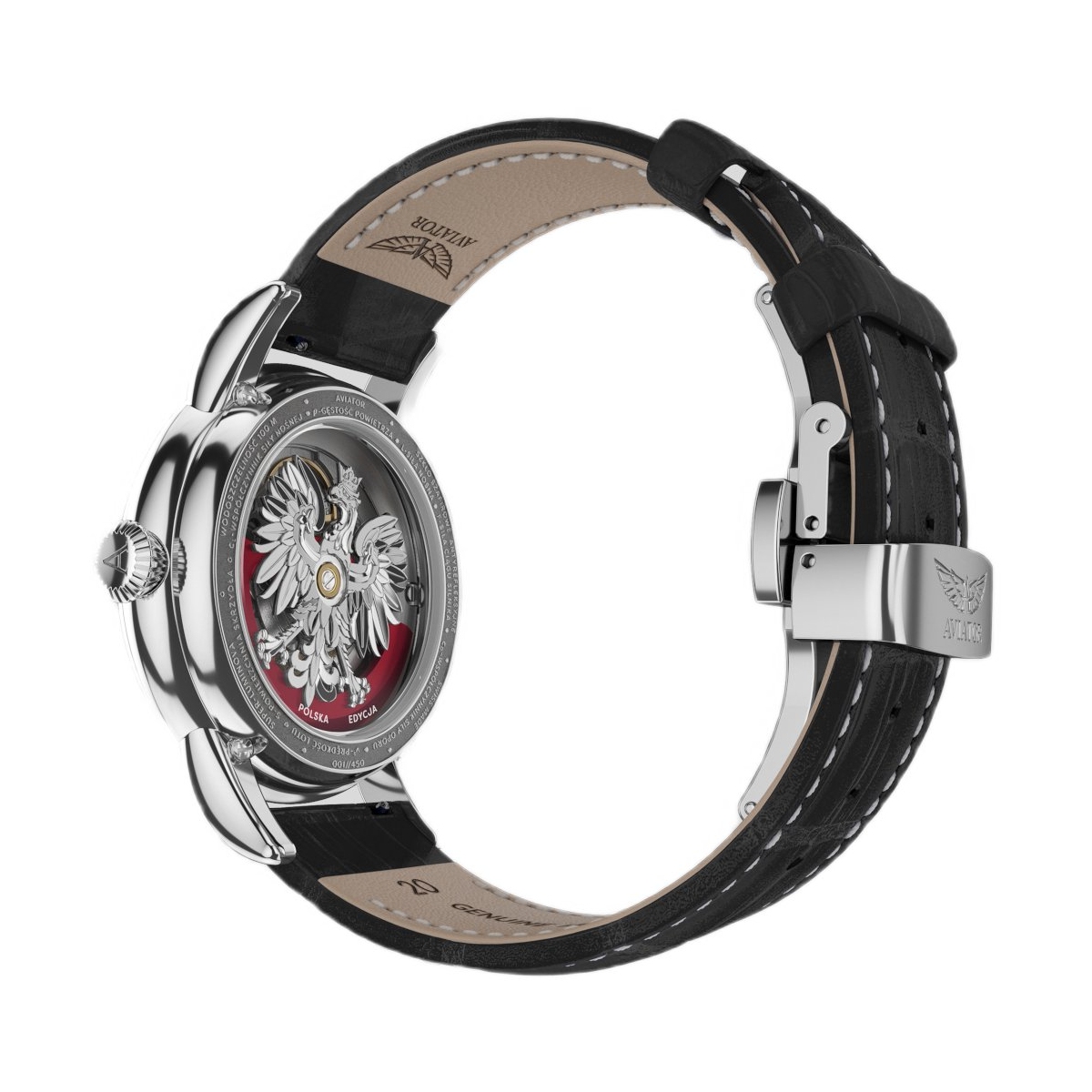 ZEGAREK AVIATOR DOUGLAS DAY-DATE MECA-41 POLSKA EDYCJA