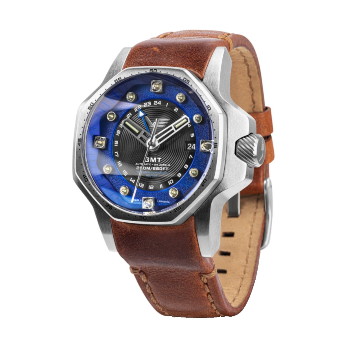 ZEGAREK VOSTOK EUROPE ATOMIC AGE FERMI LINE AUTOMATIC GMT