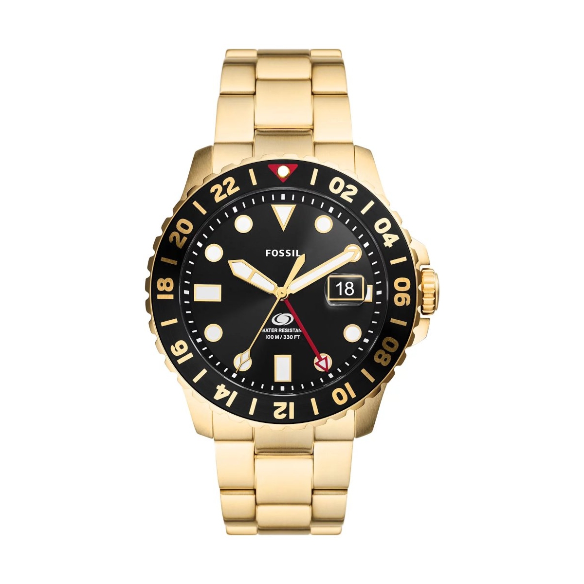 ZEGAREK FOSSIL BLUE GMT