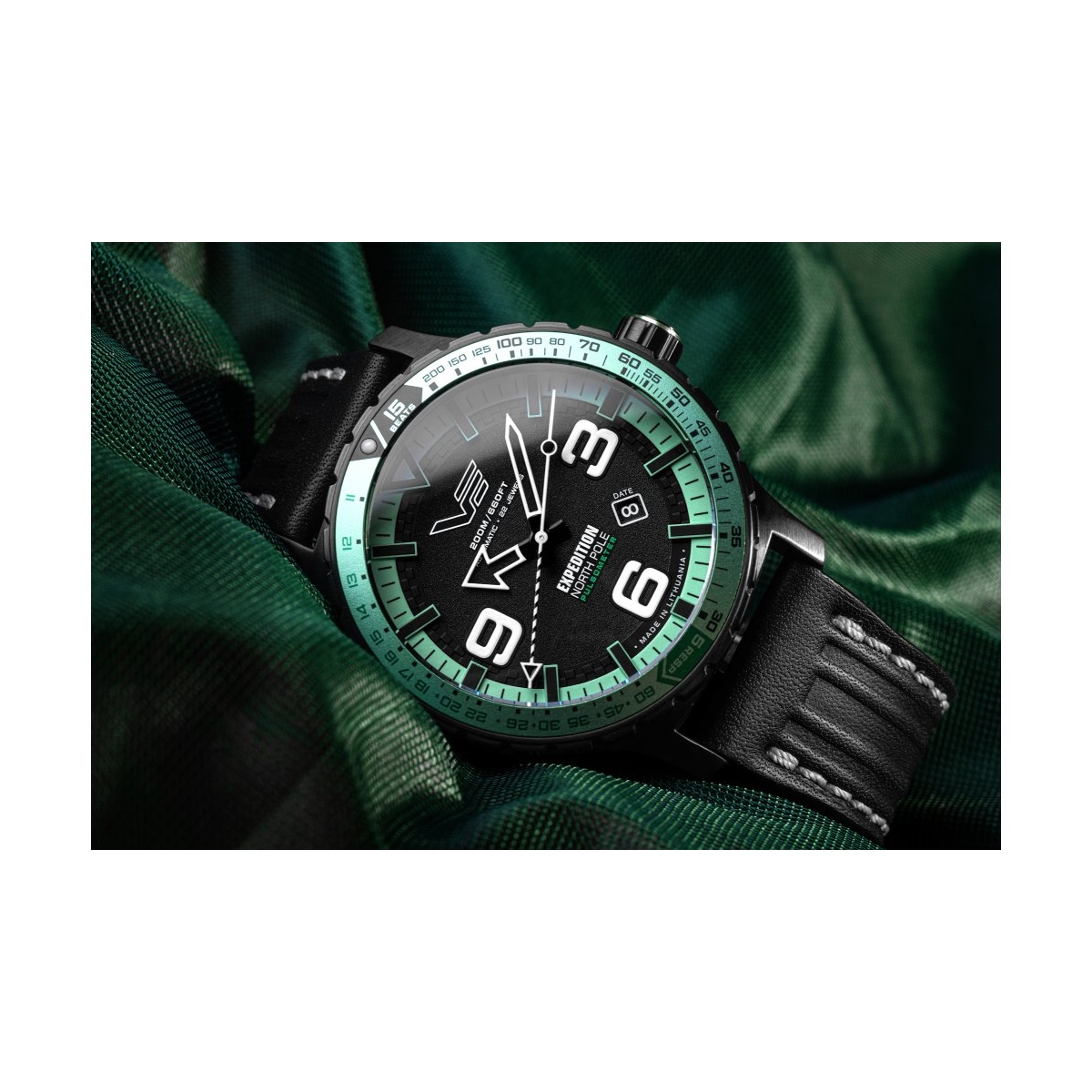 ZEGAREK VOSTOK EUROPE EXPEDITION NORTH POLE 1 POLAR NIGHT AUTOMATIC