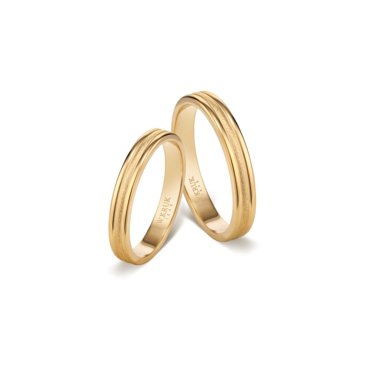 Obrączka złota POETICA męska