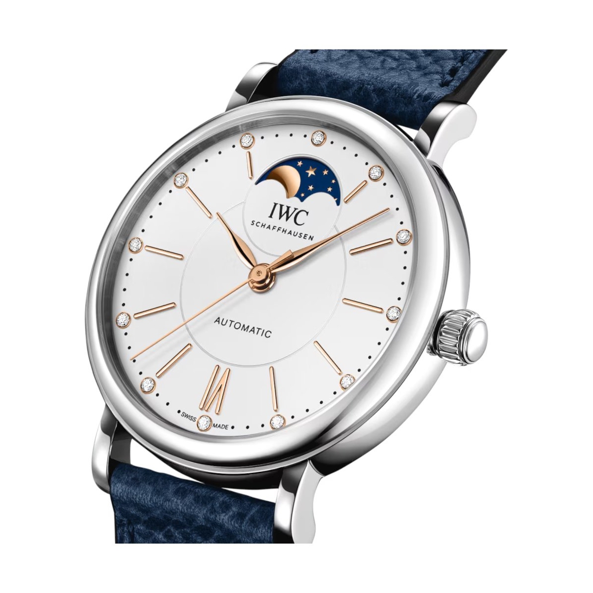 ZEGAREK IWC SCHAFFHAUSEN PORTOFINO AUTOMATIC MOON PHASE