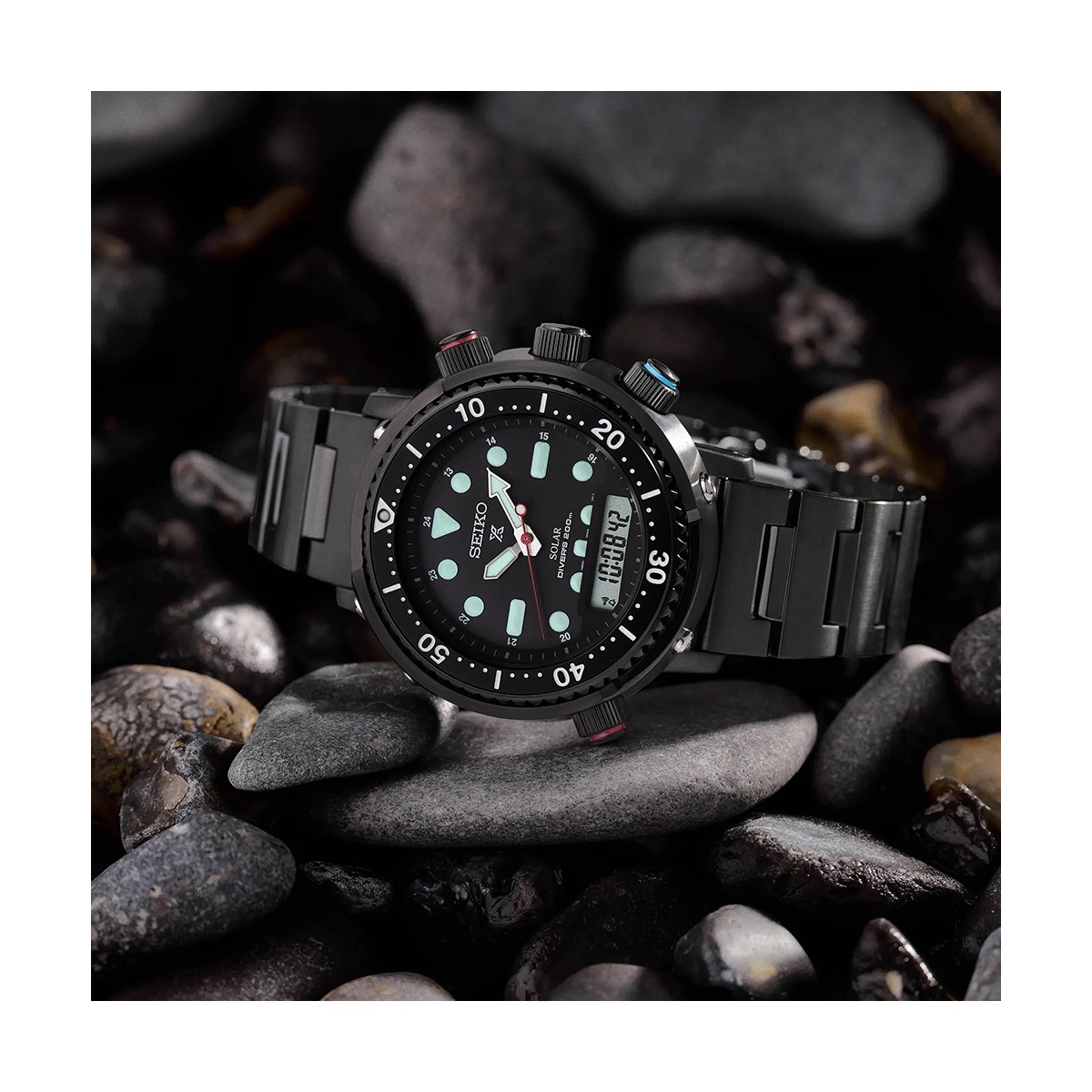 ZEGAREK SEIKO PROSPEX SOLAR HYBRID DIVER''S 40TH ANNIVERSARY LIMITED EDITION