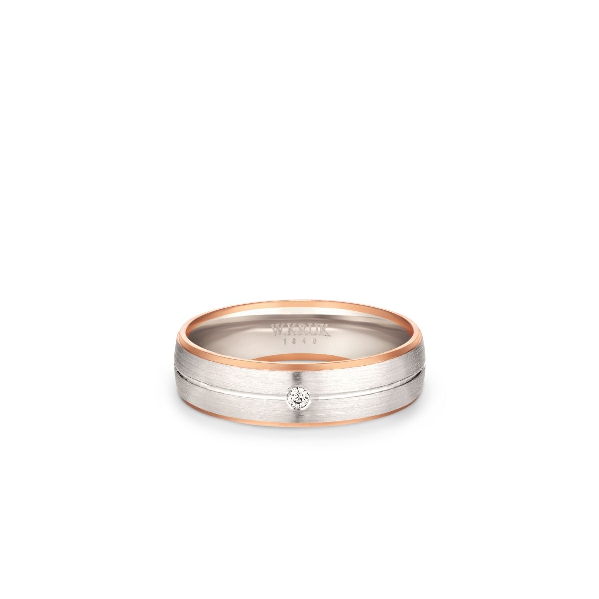 Obrączka złota ROSSA damska