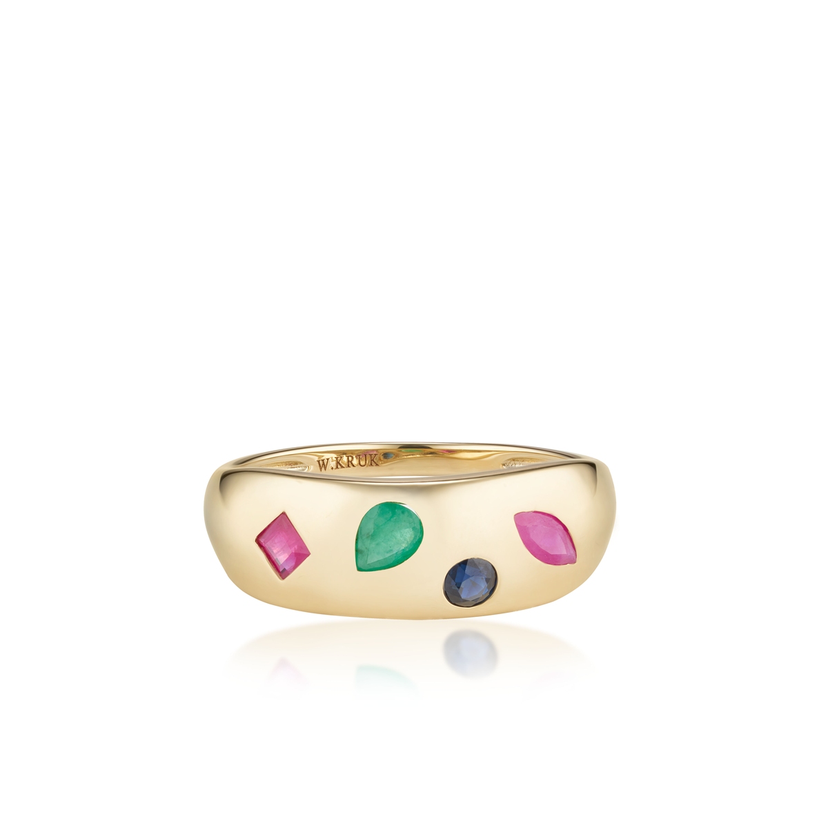 Pierścionek złoty Treasures