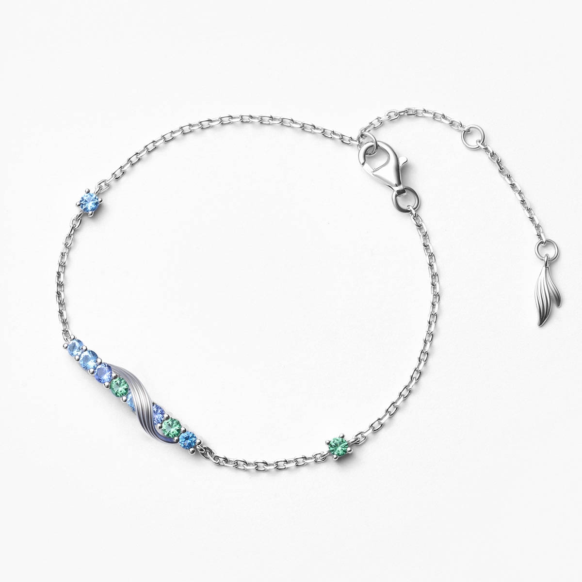 Bransoleta srebrna KOI