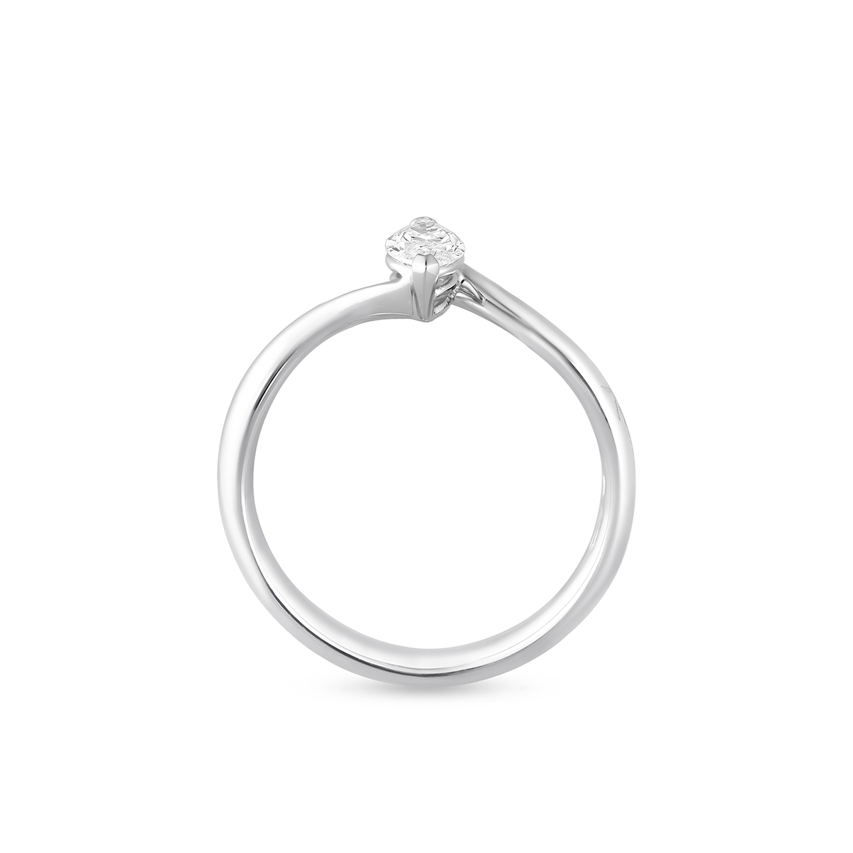 Pierścionek białe złoto Recarlo