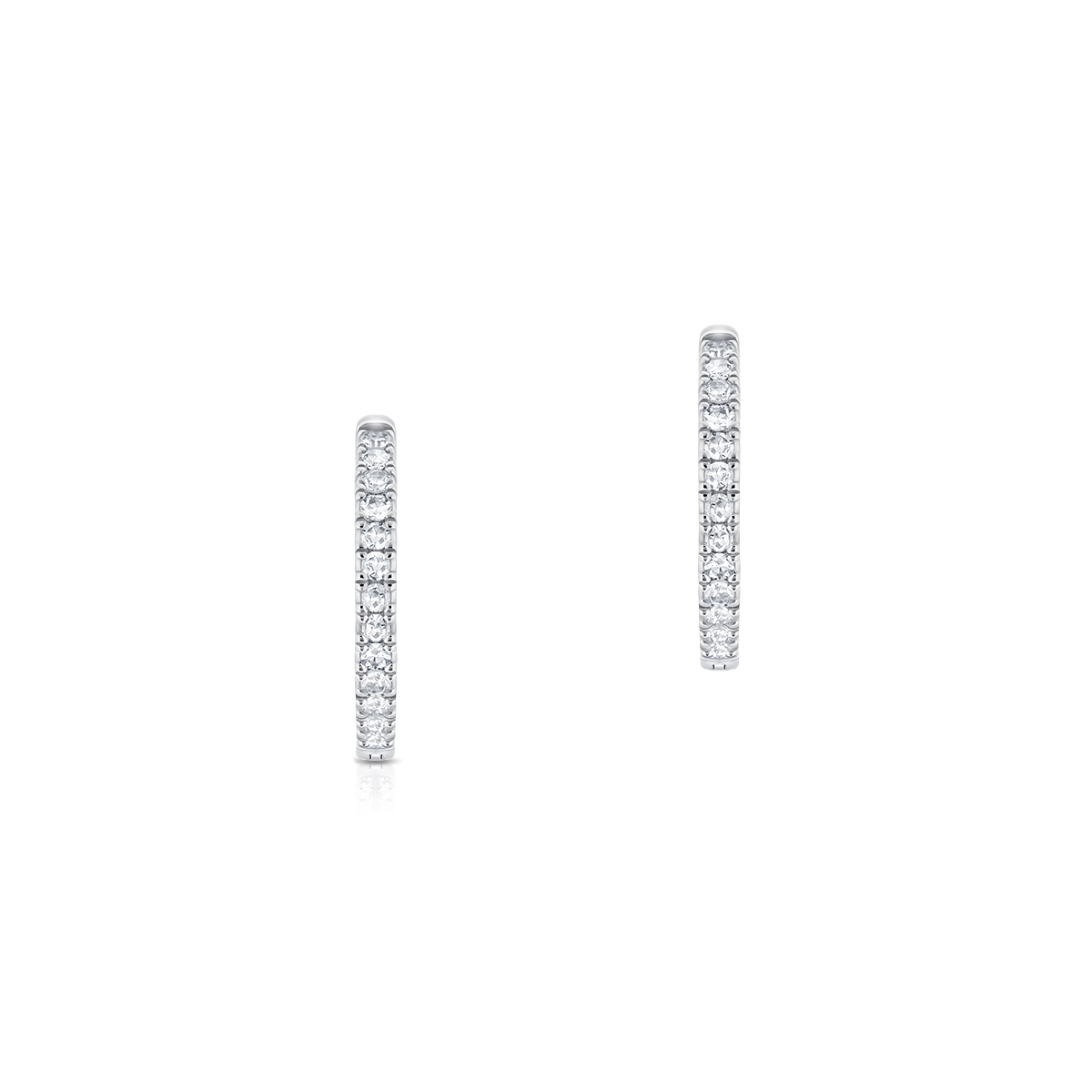 Kolczyki złote z diamentami